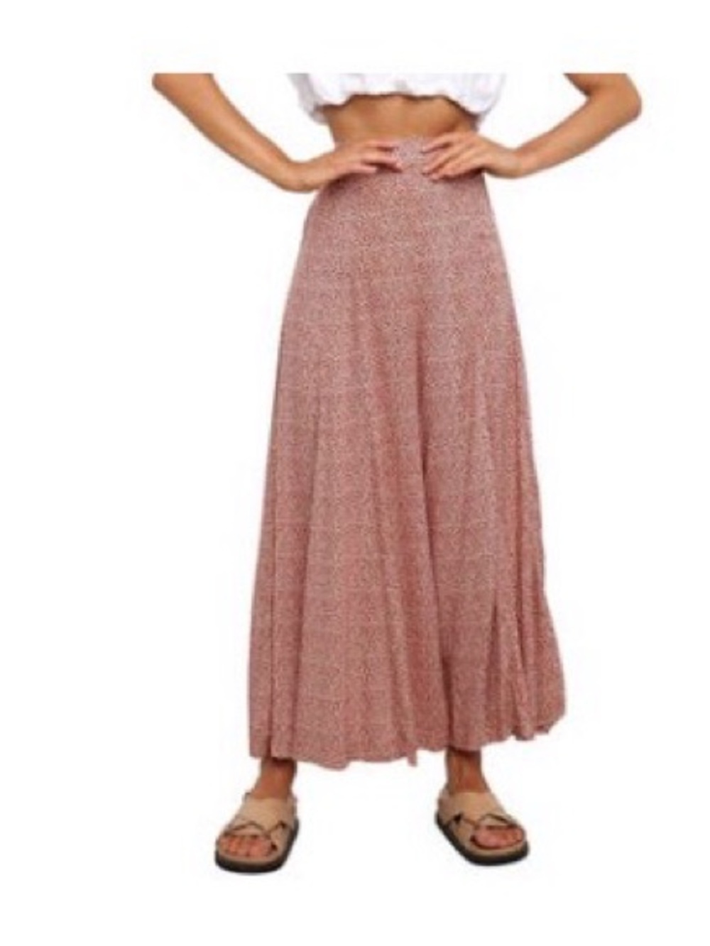 & Other Stories Dusty Rose Maxi Skirt